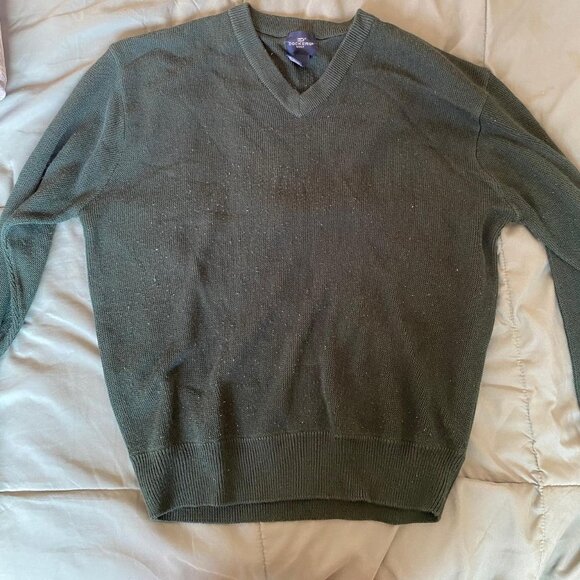 Dockers Men's Green and Grey Jumper - Picture 1 of 3